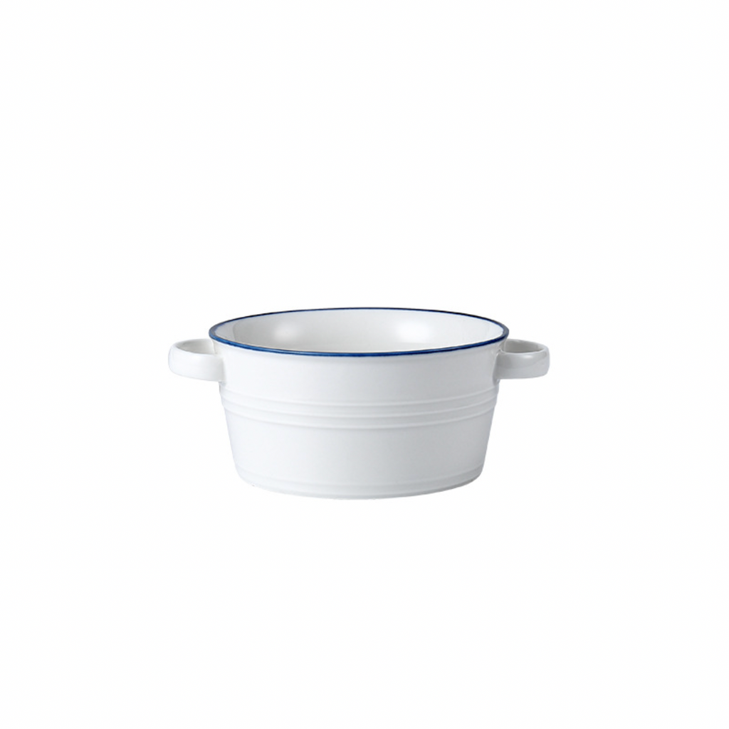 White Serving Bowl Small Nestasia