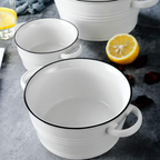 White Serving Bowl Small Nestasia