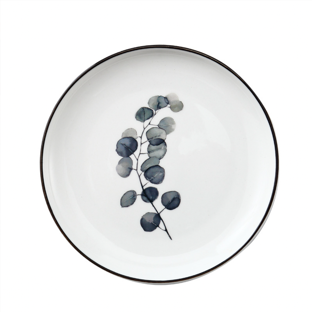 Side Plate With Leaf Motif Nestasia