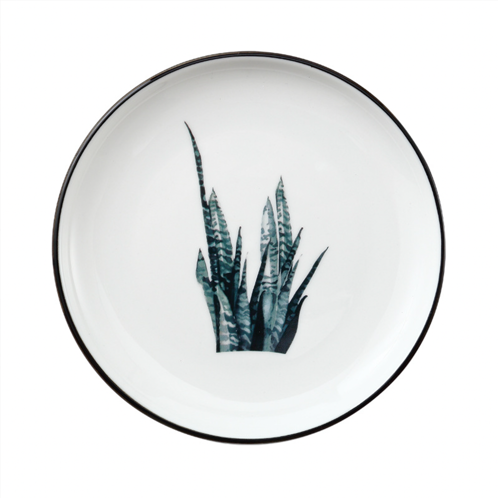 Side Plate With Leaf Motif Nestasia