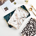 Marble Finish Tray With Handle Nestasia