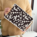 Marble Finish Tray With Handle Nestasia