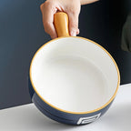 Ceramic Capri Snack Bowl With Handle Nestasia
