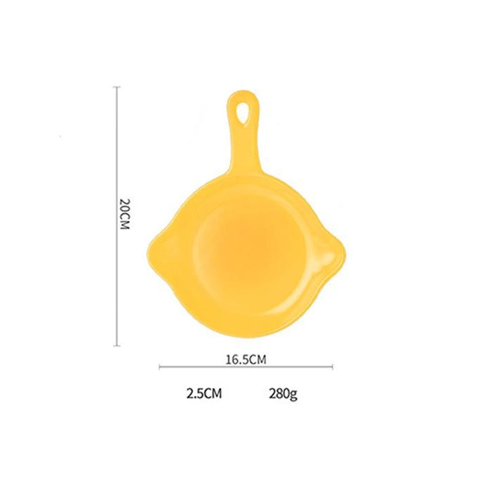 Yellow Microwavable Baking Tray 6 inch Nestasia
