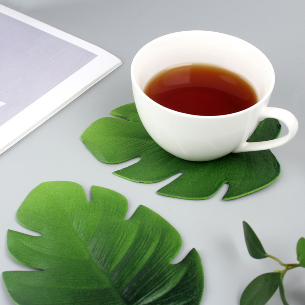 Palm Leaf Coaster Set of 6 Nestasia