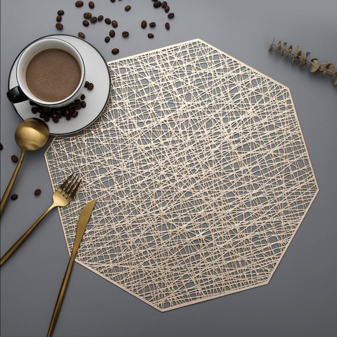Octagon Placemat Set of 2 Nestasia
