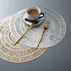 Round Vinyl Placemat Set of 2 Nestasia