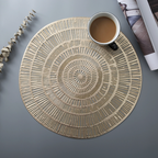 Round Vinyl Placemat Set of 2 Nestasia