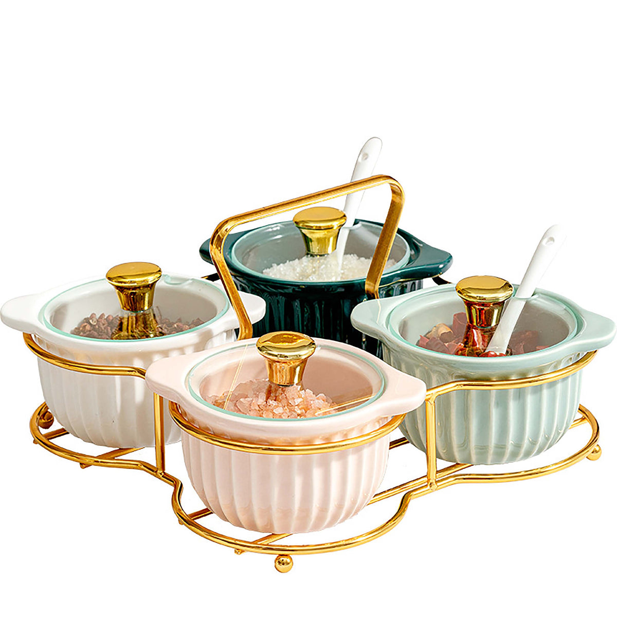 Condiment Jar Set of 4 Nestasia