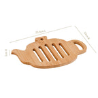 Teapot Trivet With Heat Resistant Bamboo Set Of 3 Nestasia