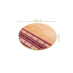 Aztec Pattern Lazy Susan Serving Platter 13 Inch Nestasia