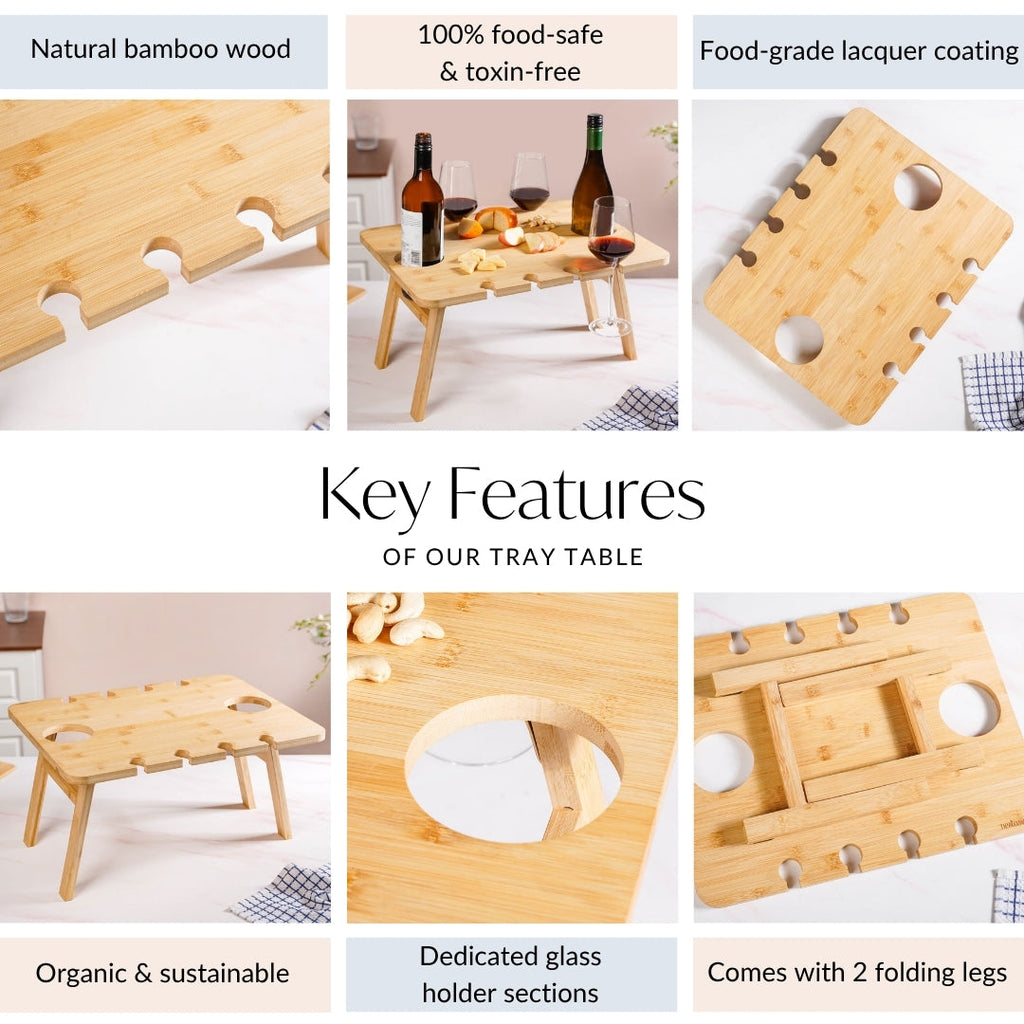 Portable Tray Table Nestasia