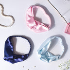 Starry Night Blue Satin Hair Band Nestasia