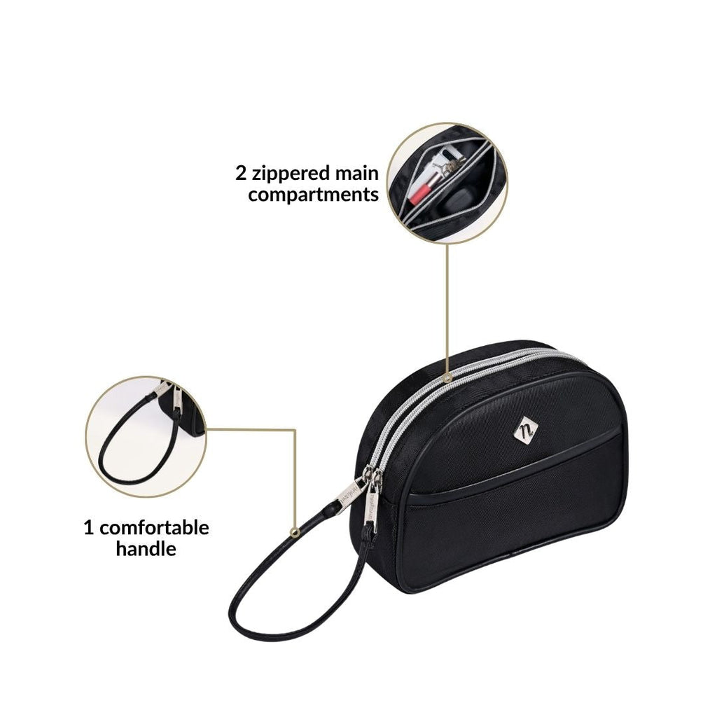 Signature Wristlet Wallet Black Nestasia