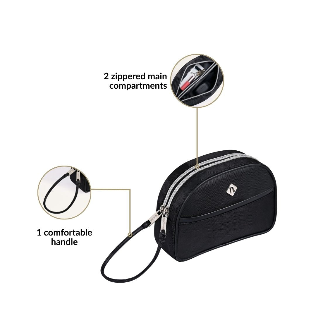Signature Wristlet Wallet Black Nestasia
