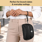 Signature Wristlet Wallet Black Nestasia