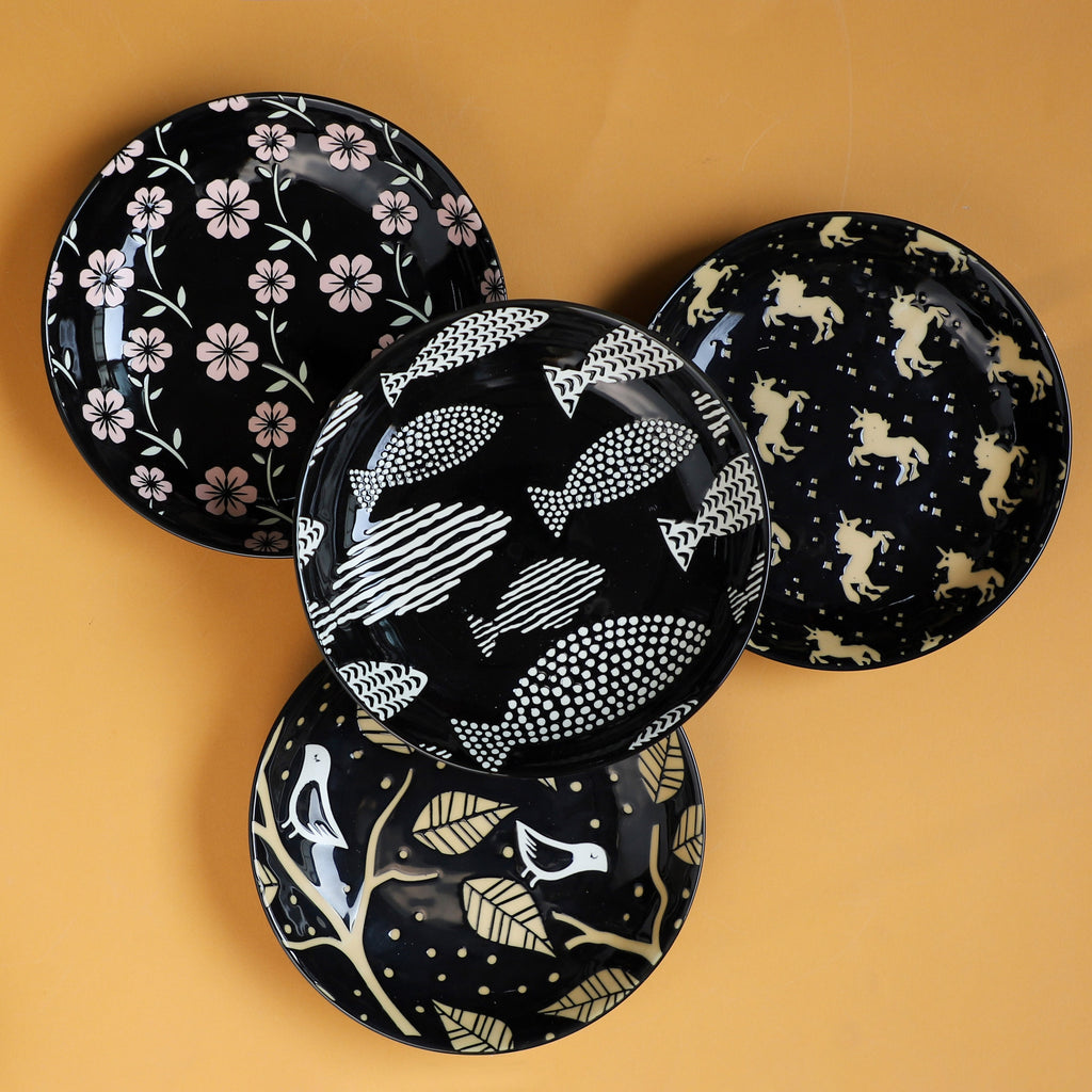 Natura Plates Black Nestasia