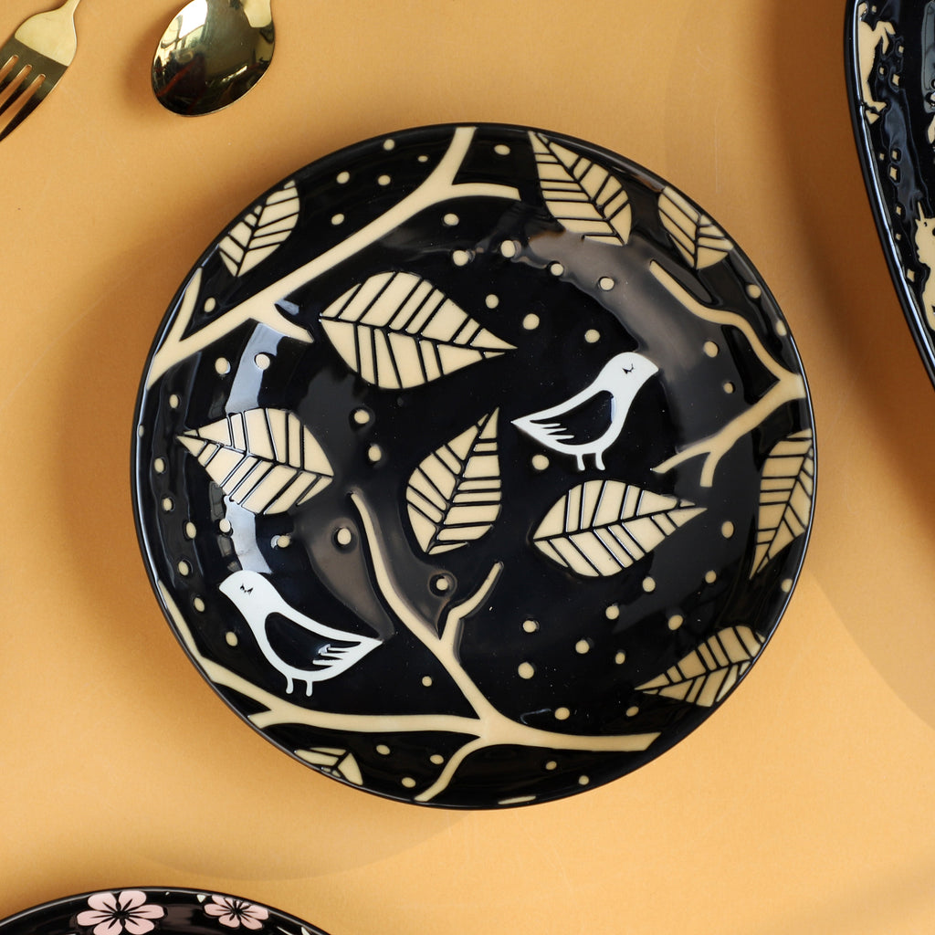 Natura Plates Black Nestasia