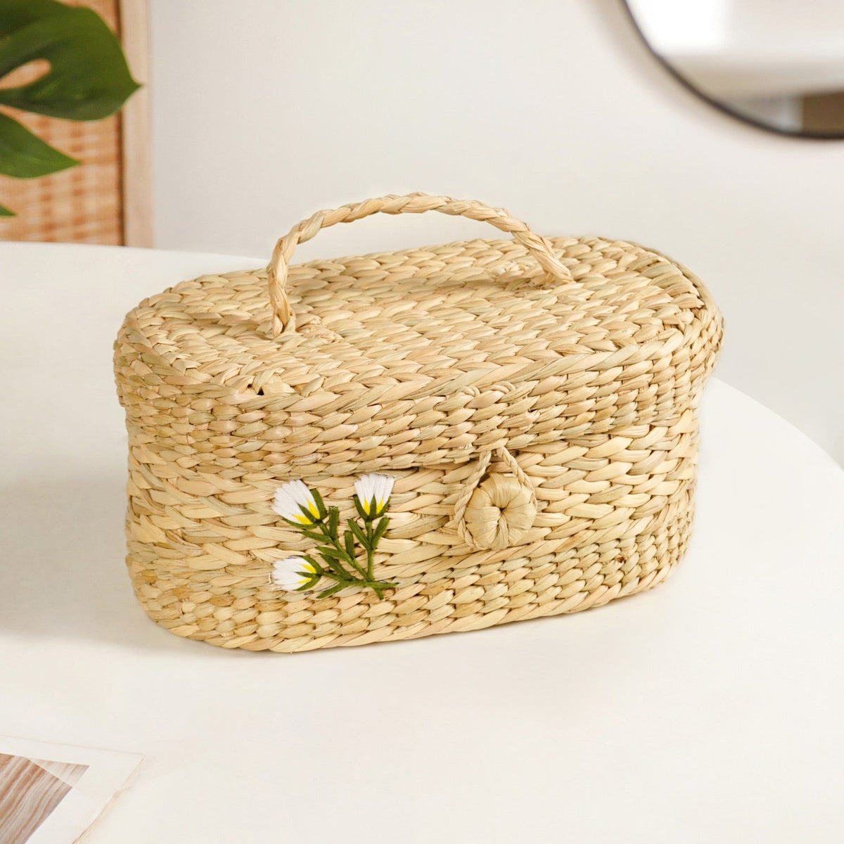 Kauna Grass Storage Basket – Eco-Friendly Handcrafted Organizer Nestasia
