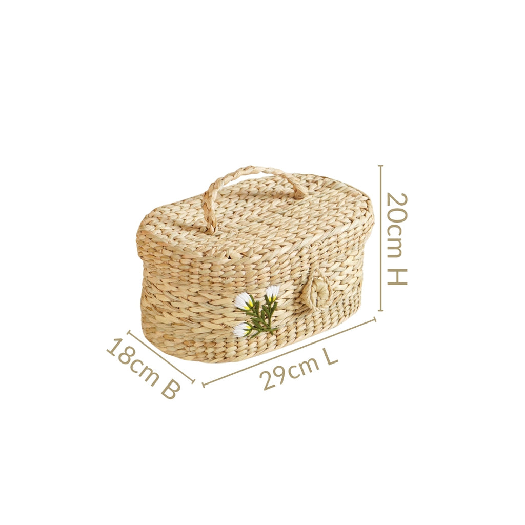 Kauna Grass Storage Basket – Eco-Friendly Handcrafted Organizer Nestasia