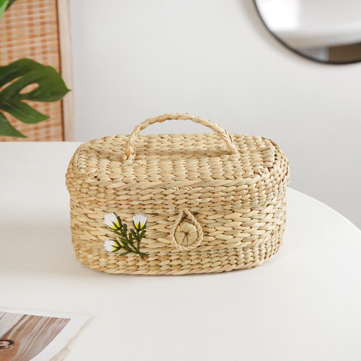 Kauna Grass Storage Basket – Eco-Friendly Handcrafted Organizer Nestasia