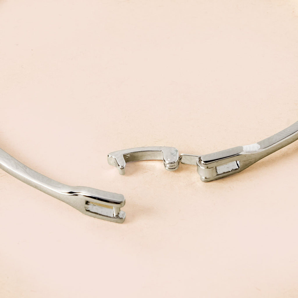 Nautical Glam Seashell Silver Bracelet Nestasia