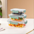 Nestro Lunch Box Set Of 3 Green S 370ml M 600ml L 1000ml Nestasia