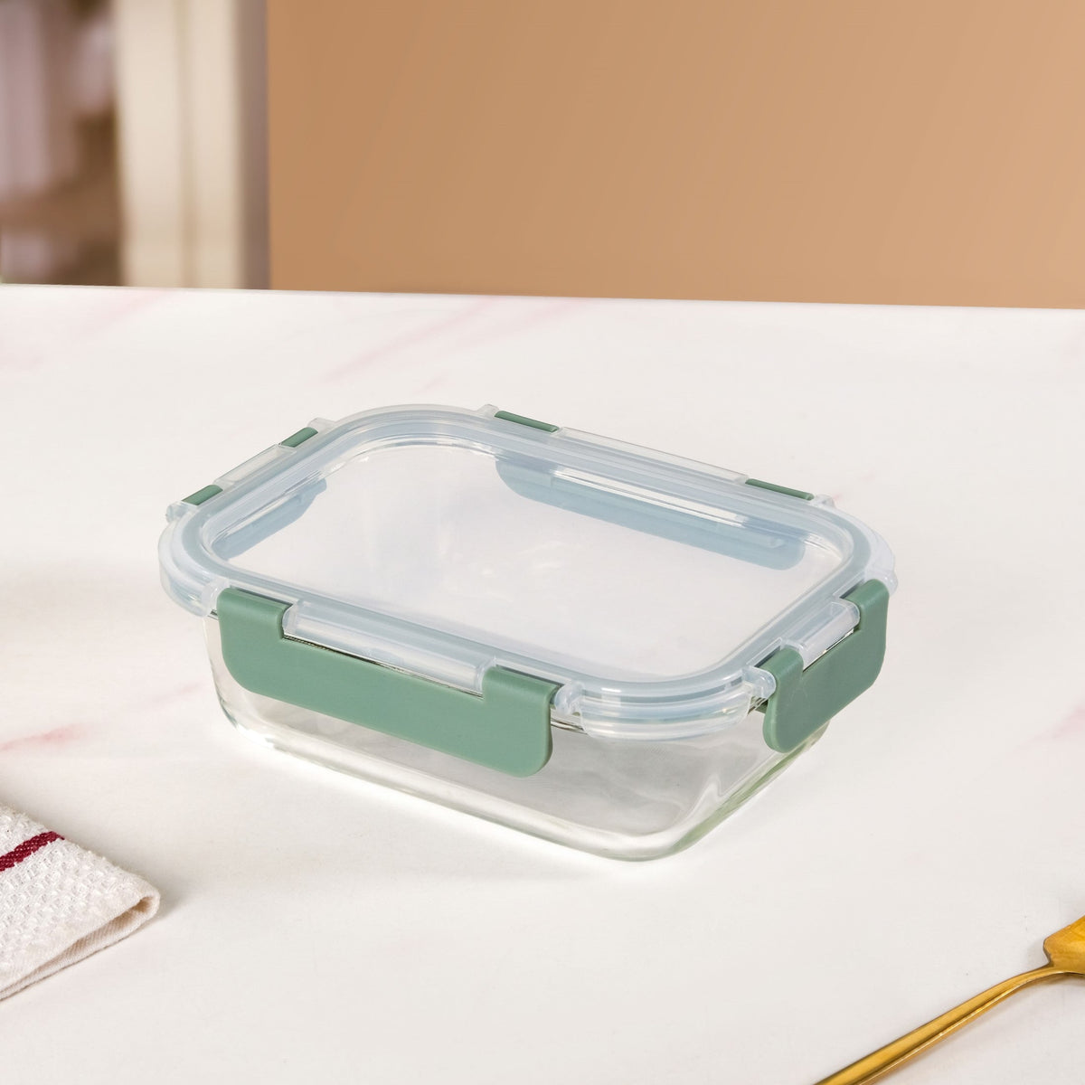 Nestro Lunch Box Set Of 3 Green S 370ml M 600ml L 1000ml Nestasia