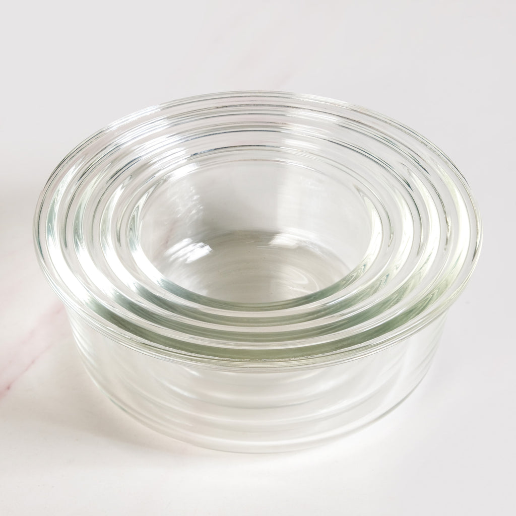 Nestro Pro Clip Lock Food Containers Set Of 4 Round Magenta 215ml 400ml 600ml 950ml Nestasia
