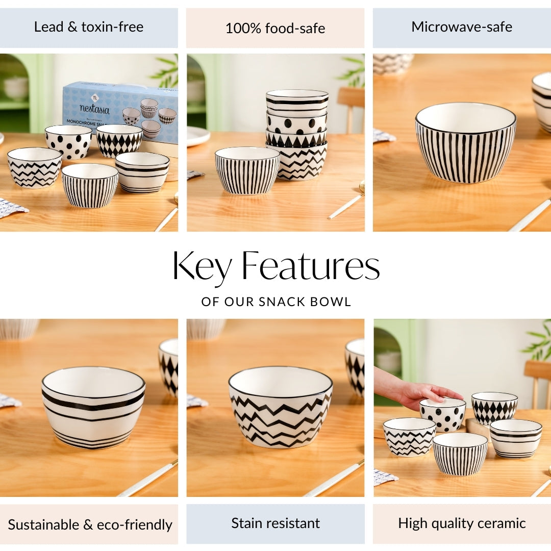 Noiri Snack Bowl Set Of 5 350ml Nestasia
