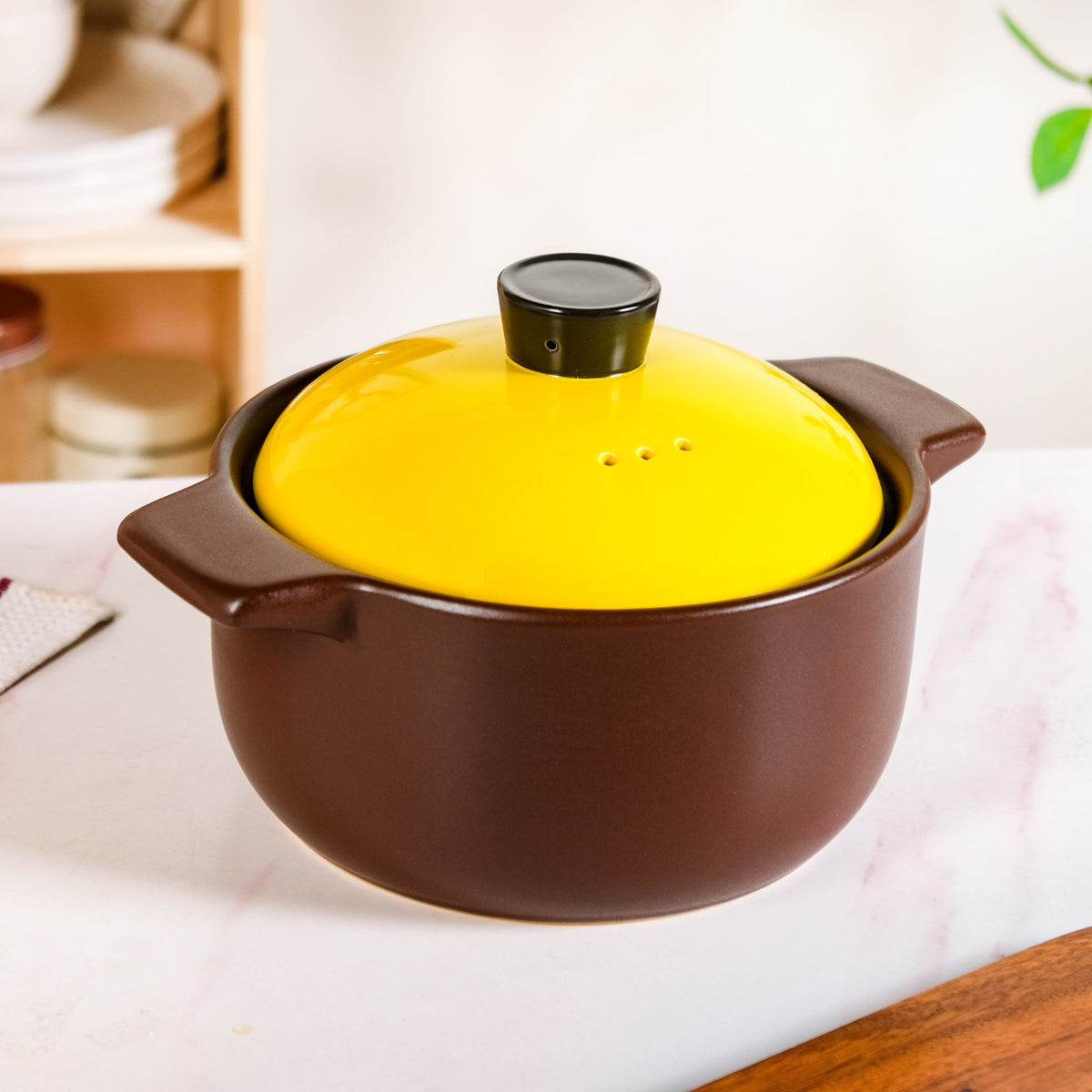 Limonelle Ceramic Cookware With Lid 3300ml Nestasia