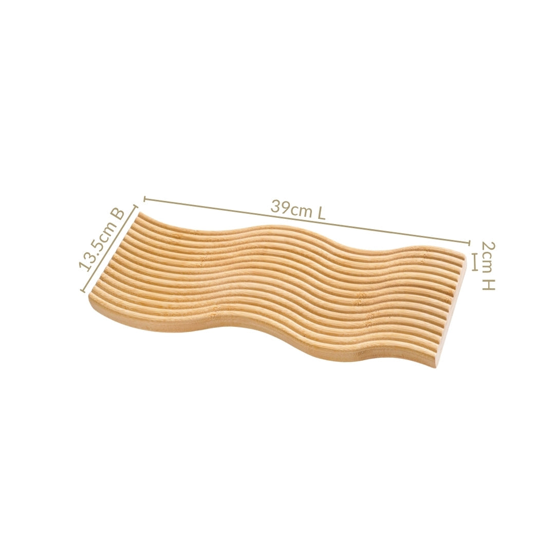 Nordic Water Ripple Platter 15 Inch Nestasia