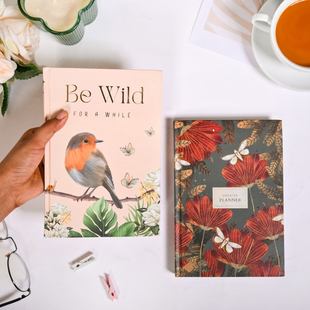 Nature Inspired Undated Planner Set Of 2 Nestasia