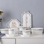 Ceramic Christmas Plate Large Nestasia