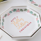 Ceramic Christmas Side Plate Nestasia