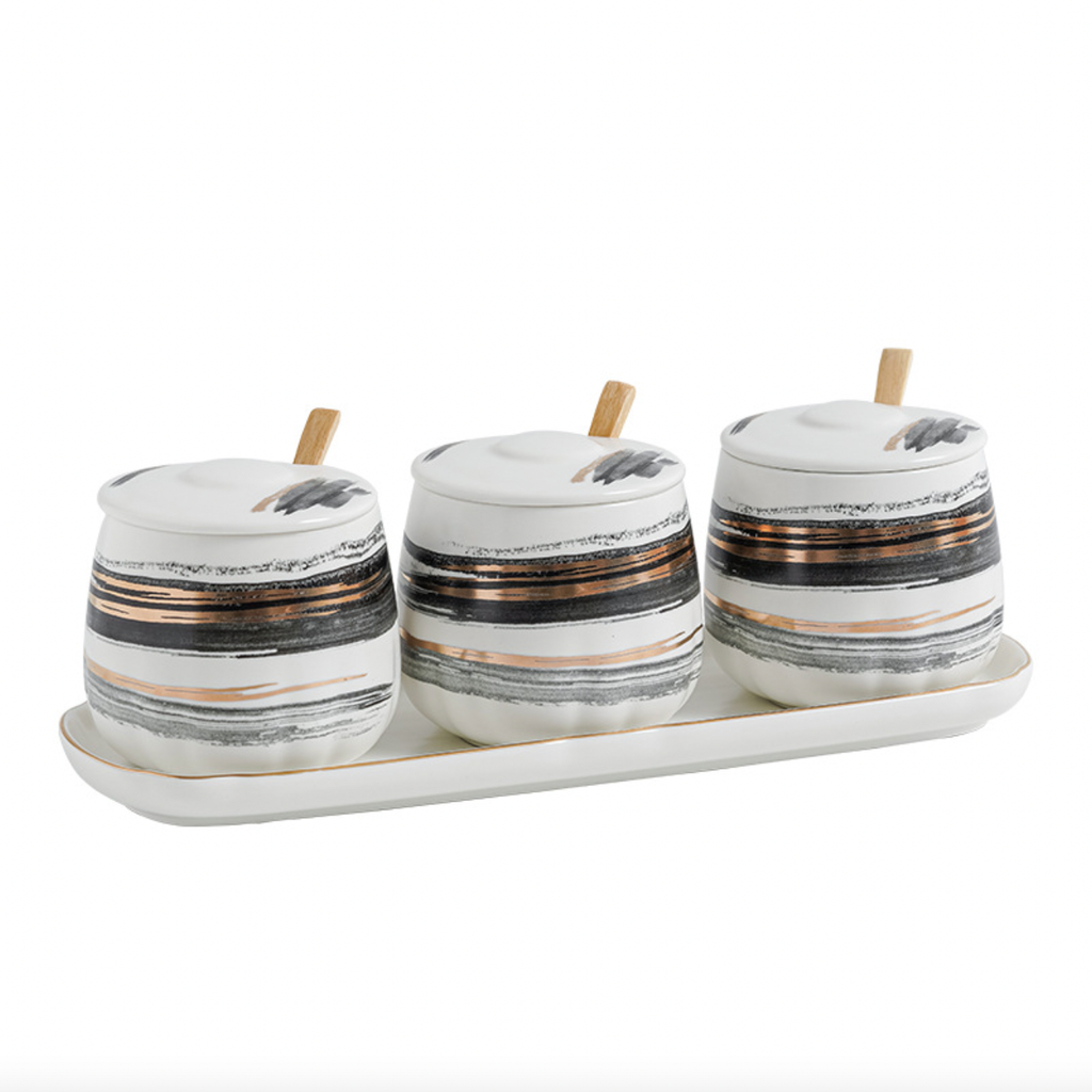 Ceramic Storage Jar Set Nestasia
