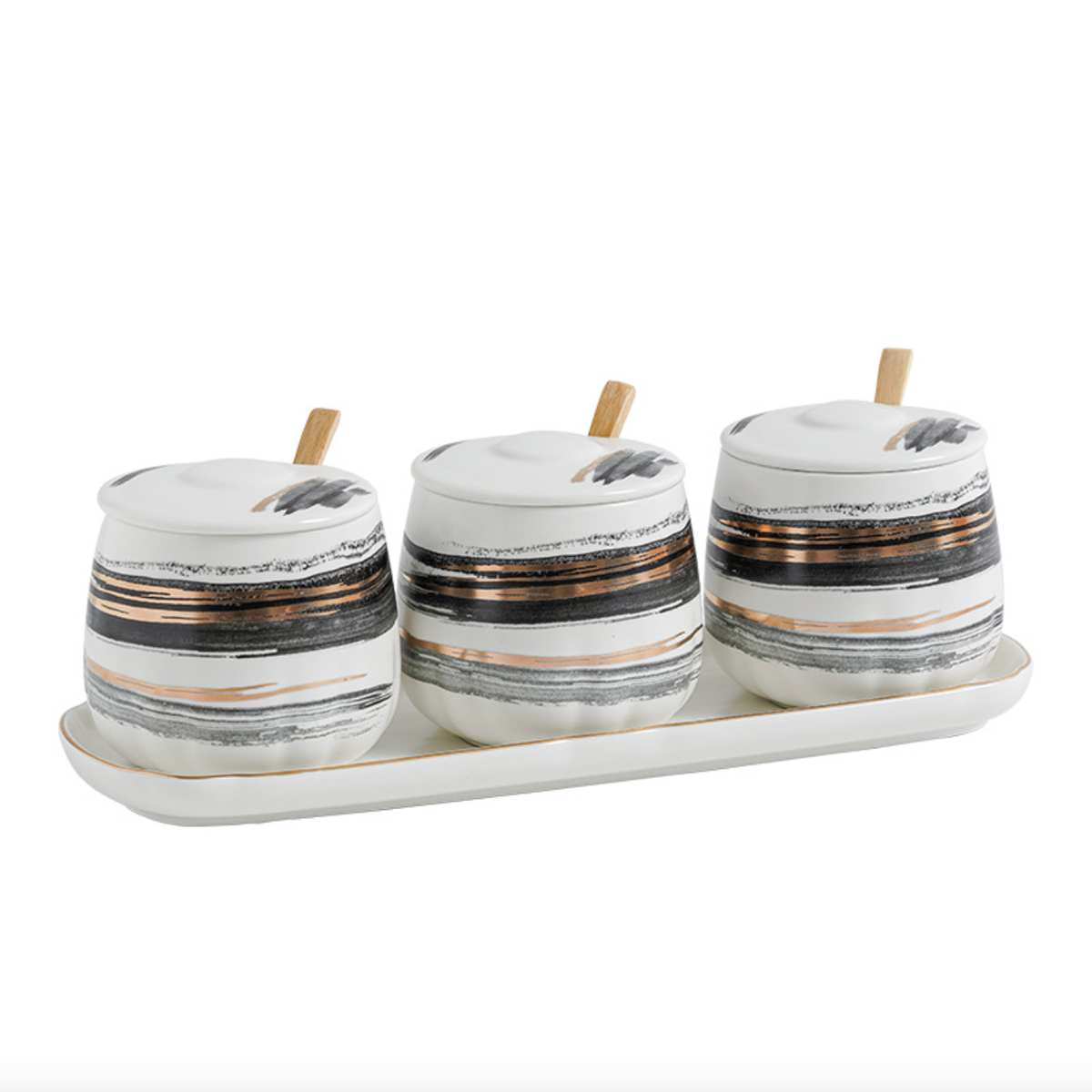 Ceramic Storage Jar Set Nestasia