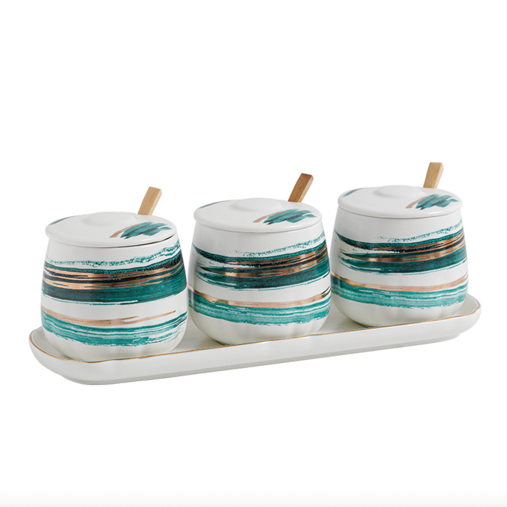 Ceramic Storage Jar Set Nestasia