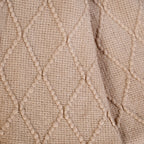 Nude Knitted Throw Nestasia