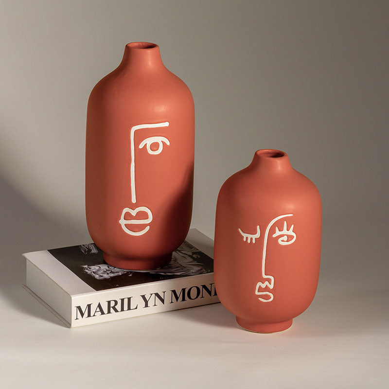 Artistic Face Vase Small Nestasia