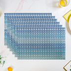 Set Of 6 Ocean Hue Table Mats Nestasia