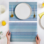 Set Of 6 Ocean Hue Table Mats Nestasia