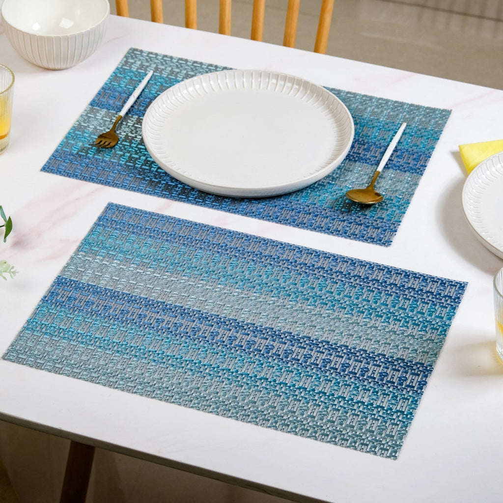 Set Of 6 Ocean Hue Table Mats Nestasia
