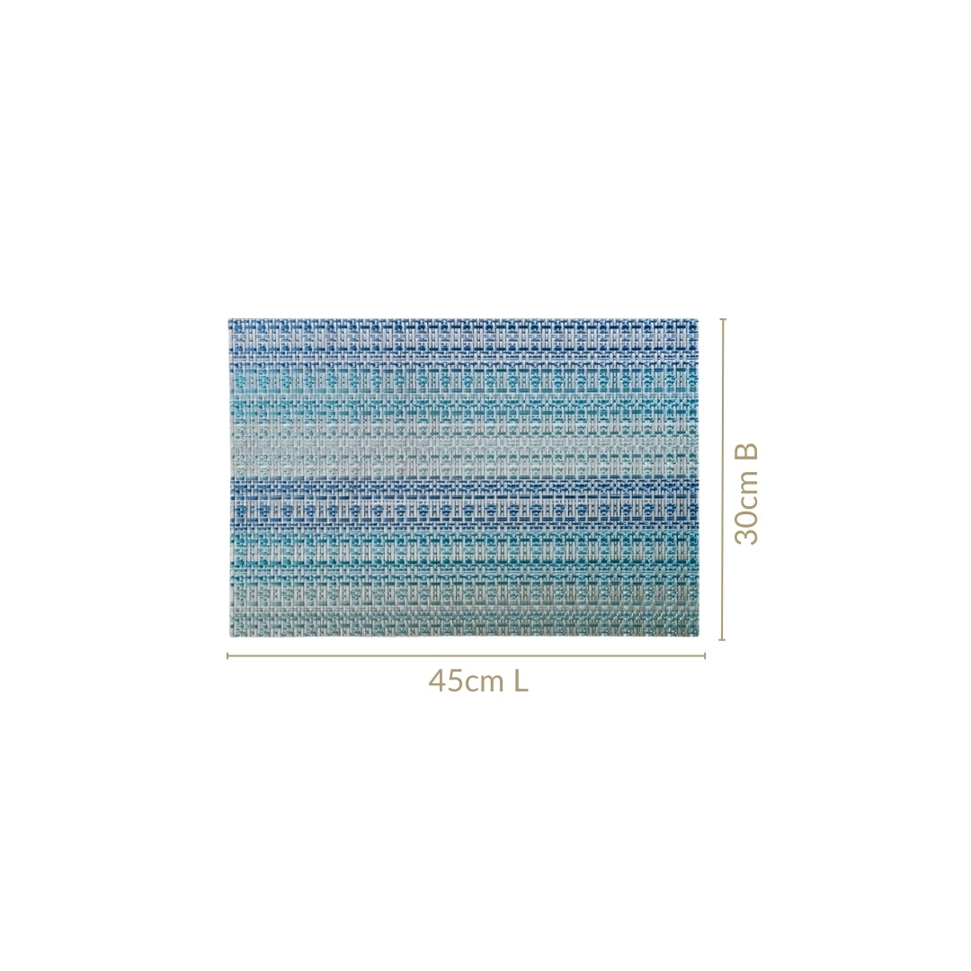 Set Of 6 Ocean Hue Table Mats Nestasia