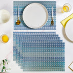 Set Of 6 Ocean Hue Table Mats Nestasia