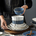 Ocean Ceramic Dinner Plate Blue 10 Inch Nestasia