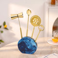 Galaxia Home Bar Tool Set Of 4 With Stand Nestasia