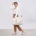 Off-White Dova Adjustable Gym Duffle Bag Nestasia