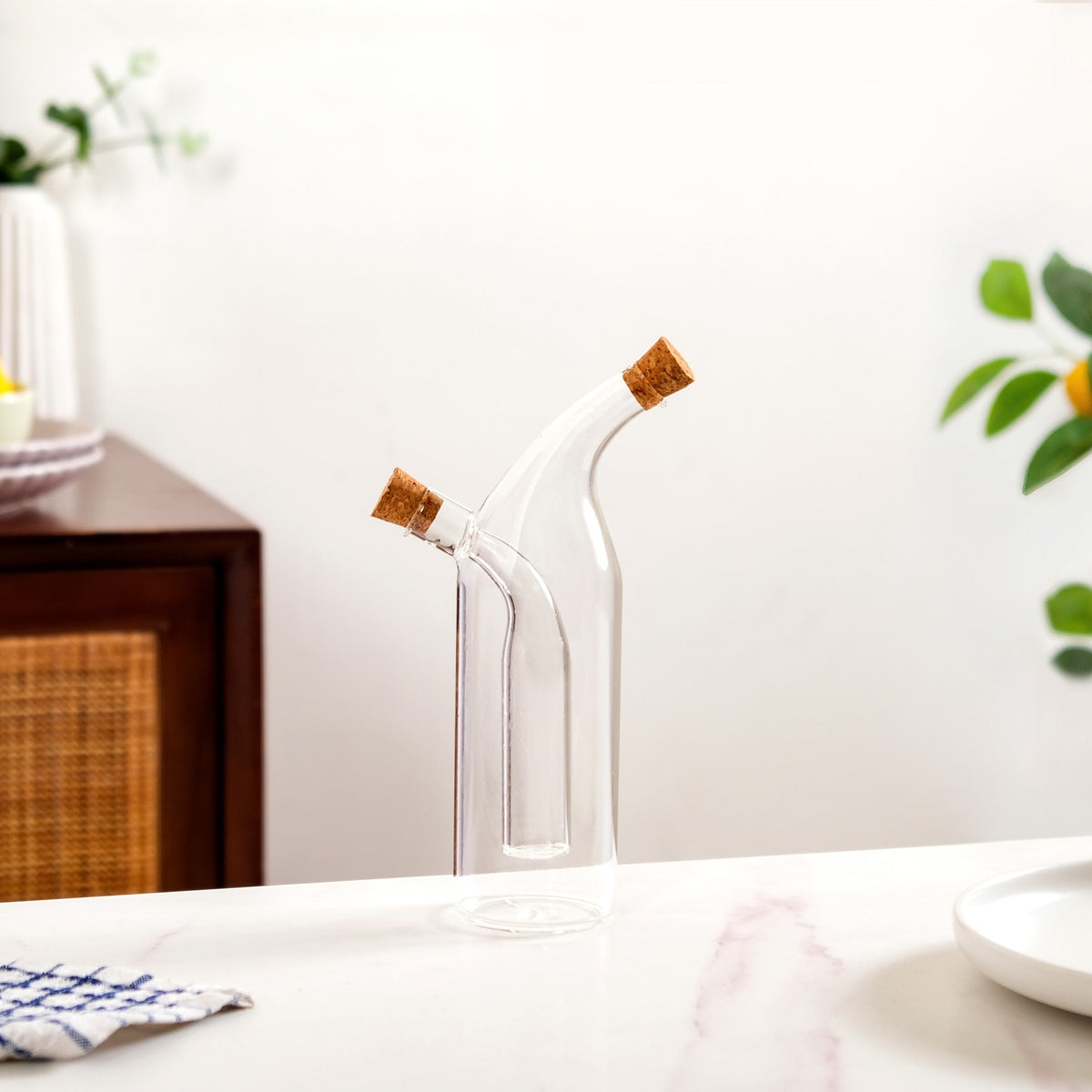 Seasoned Oil Cruet Dispenser Nestasia