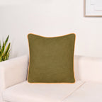 Cotton Cushion Cover Set Of 2 Olive Nestasia